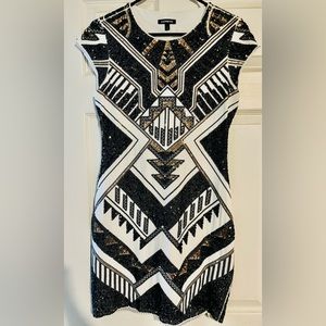 Express Sequined Dress Sz M